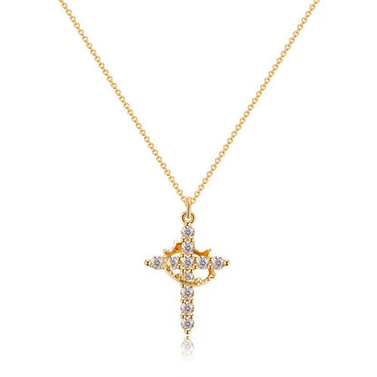 FaithCrown™ Cross & Crown Necklace