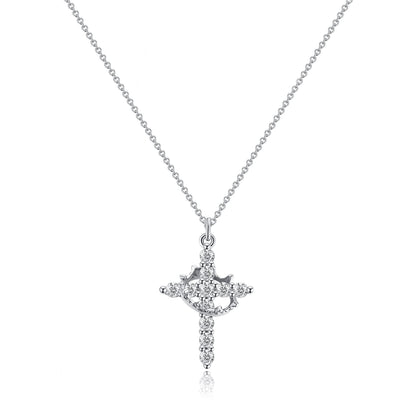 FaithCrown™ Cross & Crown Necklace