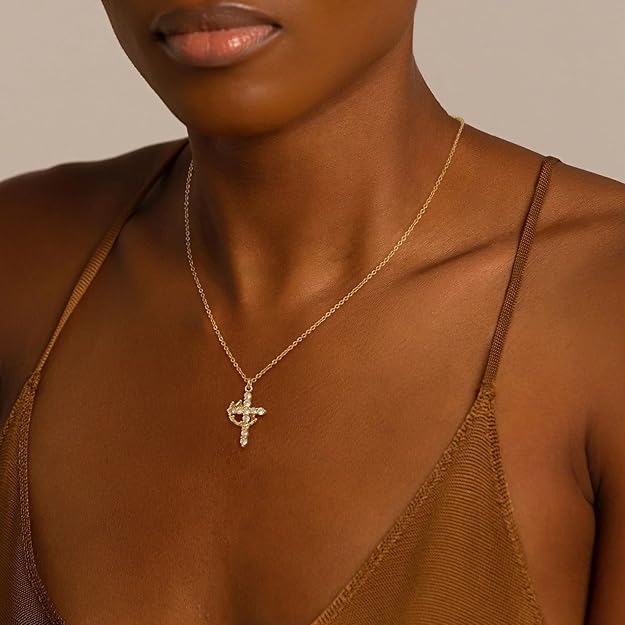 FaithCrown™ Cross & Crown Necklace