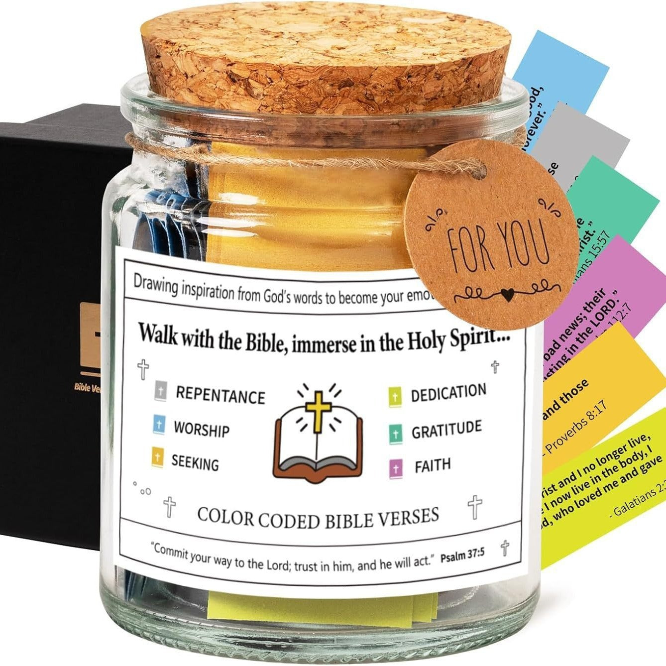 FaithCrown™ Daily Bible Verses Jar